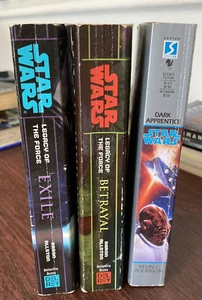 3 Star Wars Trilogy Paperback Books - Star Wars, Betrayal, Exile - Good conditon - Imagen 1 de 7