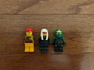 (3) {LEGO} "NINJAGO" {LLOYD/SKYLOR/HARUMI} Minifigures Lot - Picture 1 of 7