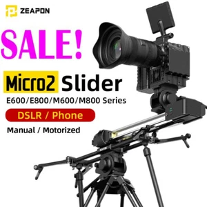 Zeapon Micro 2 Camera Rail Motorized Slider 600/800 double Distance track slider - Picture 1 of 18