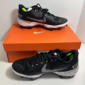 Nike Alpha Huarache Elite 3 Men's Low Top MCS Baseball Cleats Black/White 12.5 - Picture 1 of 10