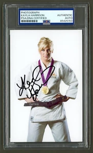 Kayla Harrison Signed Photo (PSA) Olympic Gold Judo MMA Womens UFC Fighter - Picture 1 of 2