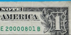 $1 Bill Fancy note low serial numbers For in a Row Zeros - Picture 1 of 3