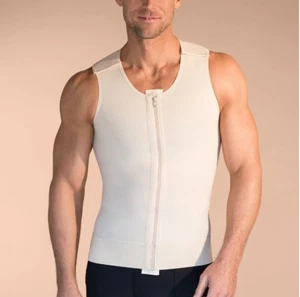 Marena Recovery Men's Post-Op Compression Vest, "MV," XL - 4XL, Beige - Picture 1 of 1