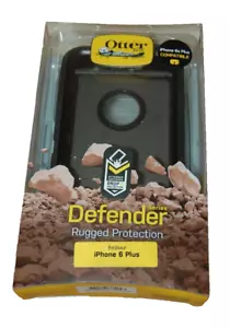 Otterbox Defender Series Case for iPhone 6 Plus Black Used No Belt Clip T2009 - Picture 1 of 12