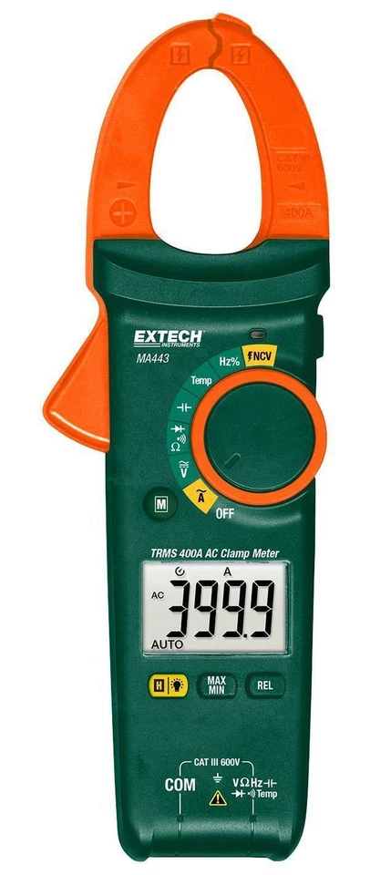 EXTECH INSTRUMENTS - MA443 - 400a True AC Digital Zangenamperemeter Mit - Bild 1 von 1