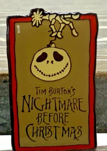 Disney Pesadilla Antes de Navidad JACK SKELLINGTON ORNAMENTO ANTIGUO PIN EPOXI - Imagen 1 de 4