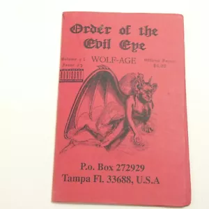 Order of the Evil Eye Wolf-Age Satanism Volume 1 Issue 3 Acheron Vincent Crowley - Picture 1 of 4