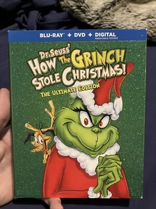 How The Grinch Stole Christmas! The Ultimate Edition Blu-Ray Slipcover Dr Suess - Picture 1 of 11