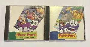 Putt-Putt Goes To The Moon & Saves The Zoo (1993) | Windows PC & Mac CD Game - Picture 1 of 7