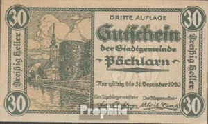 pöchlarn Notgeld the City pöchlarn bankfrisch 1920 30 bright - Picture 1 of 1