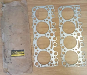 1953 1954 Oldsmobile Rocket V8 Head Gaskets Pair NOS GM 565504 - Picture 1 of 2