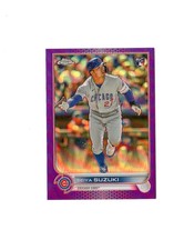 2022 Topps Chrome Update Purple Refractor Rookie RC Seiya Suzuki USC115