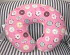 The Original Boppy Pillow Baby Nursing Support with Donuts Pink Slipcover Mint