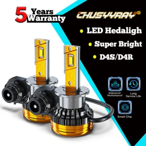 2PC D4S/D4R LED Headlight Replace HID Xenon Super Bright 6000K Conversion Kit - Picture 1 of 24