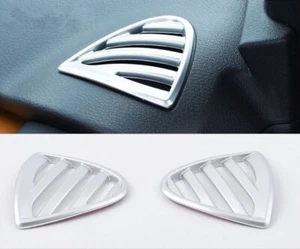Silver Car Dashboard Air Vent Outlet Cover Trim For Nissan Kicks 2017-2024 - Picture 1 of 2