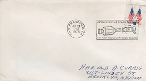 APOLLO SOYUZ US NAVY RECOVERY FORCE, SAN FRANCISCO, CA 1975 FDC9467 - Picture 1 of 1