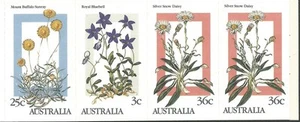 Australia 1986 - Nature Flora Flowers Alpine Wildflowers 2 Book - Sc 996a,b MNH - Picture 1 of 2