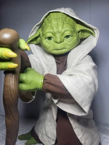 Star Wars Legendary YODA Jedi Master 16" sprechende Figur Spin Master getestet funktioniert - Bild 1 von 9