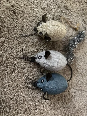 Set Of Three Mouse Cat Toys - Image 1 of 3