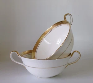 TWO AYNSLEY MAJESTIC  COUPE - SOUPS - GOOD CONDITION - Picture 1 of 2
