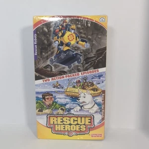 RESCUE HEROES VHS TAPE RESCUE ROBOTS & RACE TO THE FINISH FACTORY SEALED NEW - Picture 1 of 2