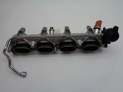 Original Audi RS5 RS4 8T Intake Manifold Base 079133110CD Fuel Distributor V8 - Image 1 of 4