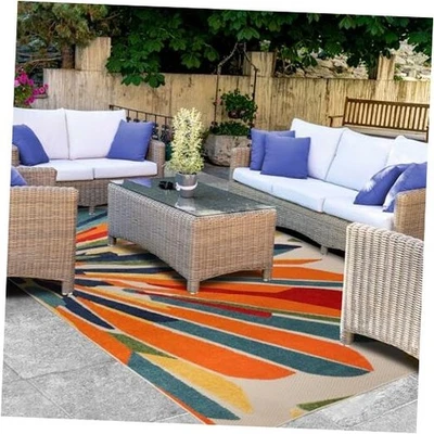  Indoor Outdoor Area Rug, Perfect for Patio, Bedroom, Kitchen, Living Room,  - Image 1 of 4