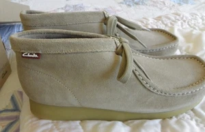 Bota Chukka Clarks Stinson Hi Para Hombre Talla 9 1/2 M Taupe, Súper Cómoda, Nueva en Caja - Imagen 1 de 9