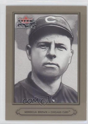 2002 Fleer Fall Classic Mordecai Brown #48 HOF - Image 1 of 2
