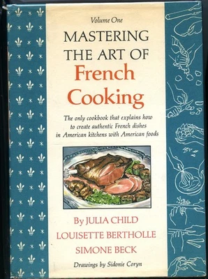 Julia Child Mastering The Art of French Cooking Vol-1 1971 /Vol-2 1970 Hardcover Foto 1 de 4