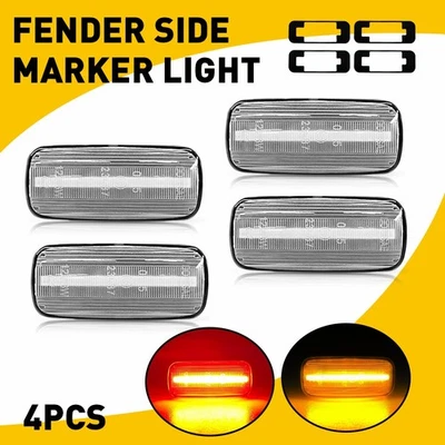 Для 2010-2018 Dodge RAM 2500HD 3500HD красный желтый светодиодный боковой габаритный указатель поворота лампа - Изображение 1 из 4