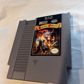 BATTLE CHESS CLASSIC SYSTEM NINTENDO GAME, ORIGINAL NES untested 