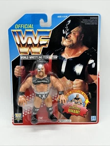 Figura de lucha libre WWF Warlord tarjeta azul Hasbro tarjeta americana 1992 WWE - MOSC - Imagen 1 de 8
