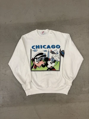 Sudadera De Colección Mickey Mouse Disney Cuello Redondo Dumbo Goofy Jerzees Talla XL De Colección Foto 1 de 4