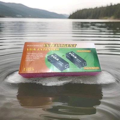 NEW/MONOPRICE INTELLEGENT VGA EXTENDER VGA-L & VGA-R Adjustable Signal  - Image 1 of 4