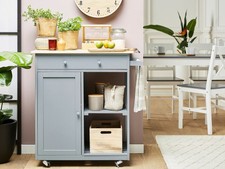 Carrello da cucina grigio TRAPANI