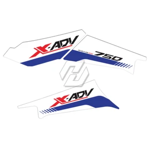 Honda X-ADV 750 2017 2018 2019 2020 Heckschwinge Aufkleber Sticker weiß blau rot - Bild 1 von 1
