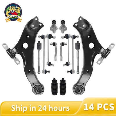 Barra de amarre del brazo de control inferior de la suspensión delantera de 14 piezas para Toyota Camry 2007-2010 2011 Foto 1 de 4