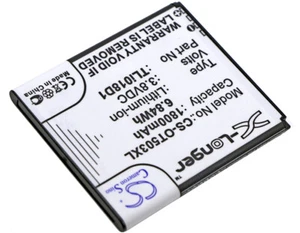 Battery for Alcatel One Touch Pop 3 (5) 4G One Touch Pop 3 5 One Touch Pop 3 5.0 - Picture 1 of 3