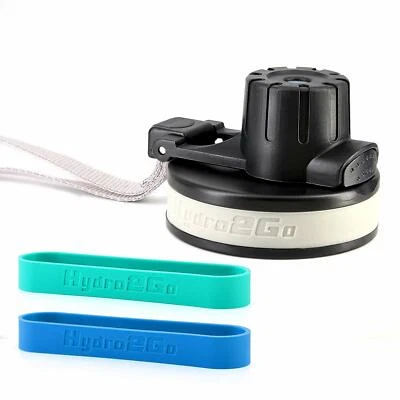 HYDRO2GO Quick Release Lids for Hydro Flask 2.2 inch Wide Mouth Water Bottle, Push Button