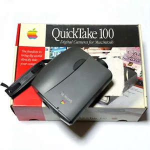 Apple's first digital camera Quick Take 100 boxed with accessories! - Picture 1 of 17