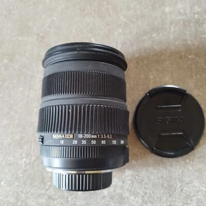 OBIETTIVO ZOOM PER NIKON MARCA SIGMA DC OS HSM 18-200 - Foto 1 di 5