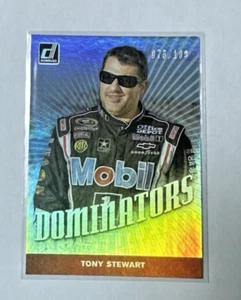 2020 Panini Donruss Racing NASCAR Tony Stewart Dominators /199 Free Shipping - Picture 1 of 2