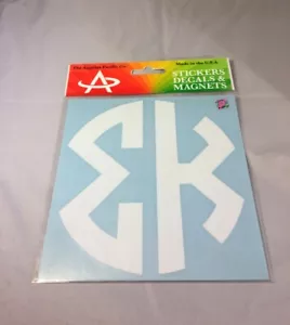 Calcomanía de coche con monograma Sigma Kappa Sorority - ¡Nueva! - Imagen 1 de 1