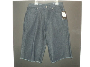New Hurley Denim 84 Shorts Girl's Size 18 Slim Medium Wash 5 Pocket Indigo Blue - Picture 1 of 4