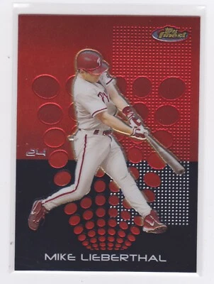 2004 Topps - Finest - Mike Lieberthal - #74 - Image 1 of 2