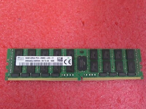 SK Hynix 64GB 4DRx4 PC4-2666V HMAA8GL7AMR4N-VK Server Memory - Picture 1 of 1