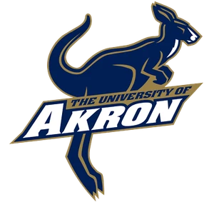 University of Akron Zips sticker logo NCAA weatherproof bumper vinyl decal - Picture 1 of 1