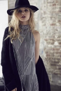 ISLA Chrysler Abstract Print Ruffle Hem Playsuit - Picture 1 of 8