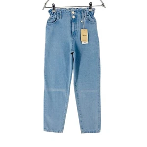 MANGO Girls Blue Regular Straight Fit Jeans Size 11 Years 146 cm W22 - Picture 1 of 16